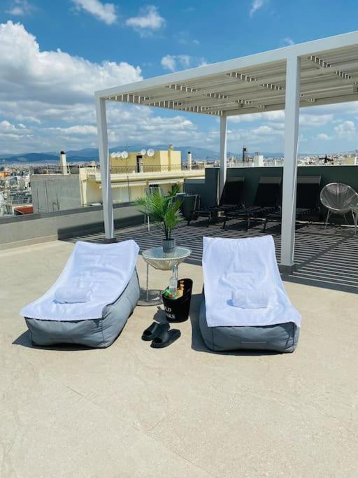 New 2Bd Aprt With Shared Rooftop Pool D3 Athens Exterior photo