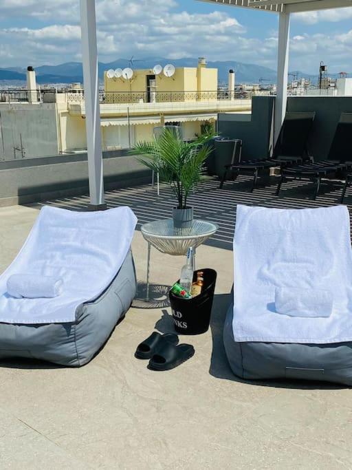 New 2Bd Aprt With Shared Rooftop Pool D3 Athens Exterior photo