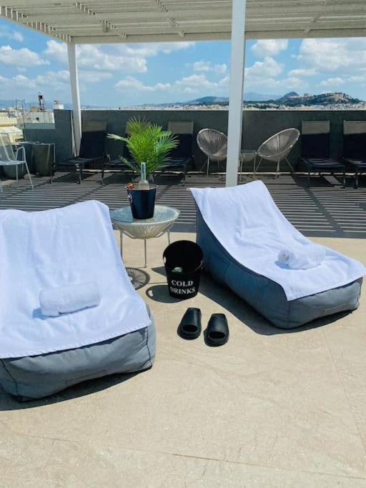 New 2Bd Aprt With Shared Rooftop Pool D3 Athens Exterior photo