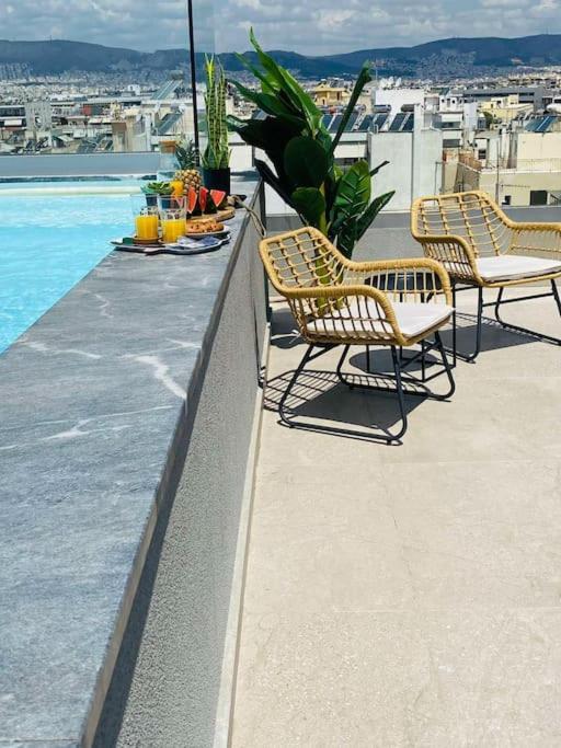 New 2Bd Aprt With Shared Rooftop Pool D3 Athens Exterior photo